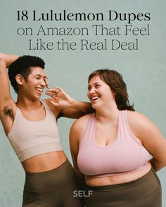 Reviewers swear by these look-alikes. Lululemon Activewear With Built-in Bra For Light Exercise, Lululemon Moisture-wicking Sports Bra For Gym, Versatile Lululemon Activewear, Bra Friendly, Lululemon Activewear With Built-in Bra For Sports, Lululemon Sports Bra With Moisture-wicking, Tennis Workout, Half Zip Hoodie, Spin Class, Amazon Prime Day