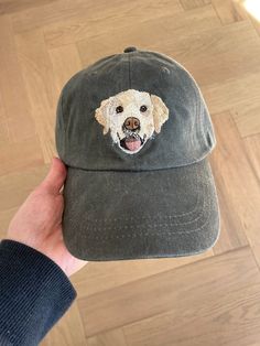 🐶🐱🐾♥️ This listing is for one custom dad hat with your pet stitched onto the front Unstructured dad hats in Black, Charcoal, Maroon, Navy, or White with adjustable brown leather strap. One size fits most *Other hat colors available upon request *How to order: Please purchase this listing, include the color hat you would like. Then email us a front-facing photo of your pup to dearlythreaded@gmail.com Please allow 1-2 weeks for production of your custom hat! Brown Leather Strap, Custom Hats, Black Charcoal, Charcoal Grey, Dad Hats, Navy And White, Brown Leather, Leather Straps, Navy