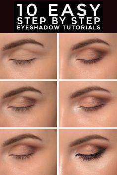 Step By Step Eyeshadow, Everyday Eyeshadow, Eyeshadow Tutorial For Beginners, Eyeshadow Step By Step, Beginner Eyeshadow, Everyday Eye Makeup, Hazel Eye Makeup, Eyeshadow Tutorials, Video Makeup