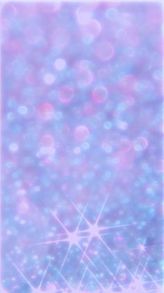 an abstract background with stars and sparkles in pastel blue, pink and white