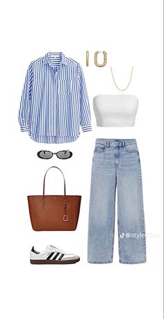 Usa Summer Outfits, Summer Fashion Outfits 2024, Outfits Spring 2024, Casual Summer Outfit Inspo 2024, Summer Nyc Outfits, Viral Outfits, Looks Adidas, Chique Outfit, Stile Hijab