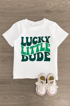 New Arrivals - Limited Supply– Sparkle In Pink Green Letter Print Top For St. Patrick's Day, Casual Green T-shirt For St. Patrick's Day, Green Relaxed Fit Top With Name Print, Green Relaxed Fit T-shirt With Name Print, White Workout Top, Sparkle In Pink, Sleeve Designs, New Kids, Short Sleeve Top