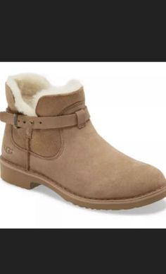 Great shopping ideas for UGG Elisa Women๏ฟฝs Shearling Bootie Chestnut Suede Sz 5.5 NEW, Womens Boots Ugg Mckay, New Uggs, Pixie Bob Haircut, Body Weight Leg Workout, Pixie Bob, Shopping Ideas, Bob Haircut, Leg Workout, Bobs Haircuts