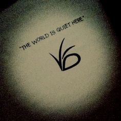 the word is quiet here written in black ink