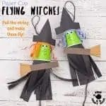 Paper Cup Flying Ghost Craft - Kids Craft Room Witch Craft For Kids, Scary Halloween Crafts, Halloween Crafts For Kids To Make, Halloween Witchcraft, Flying Paper, Mummy Crafts, Paper Cup Crafts, Kids Holidays, Fun Halloween Games