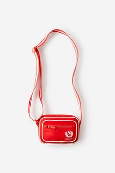 CIARA CROSS BODY BAG Red Crossbody Chest Bag For Daily Use, Red Crossbody Bag For Outdoor, Red Coated Canvas Crossbody Bag, Red Crossbody Bag For On-the-go, Red Crossbody Bag With Snap Closure, Pony Club, Gifts For Everyone, Cotton On, Cross Body Bag