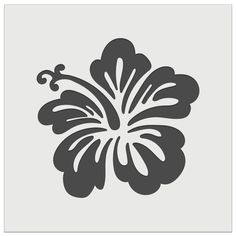 a black and white image of a flower on a gray background with the words,