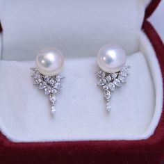 Just in! This unique 9-10mm Freshwater Pearl & Sasha Drop Earrings for $168.00. #pearls #freshwaterpearls #pearlsmile #modernjewelry #pearlsforgirls #pearlsaregirlsbestfriend #classicpearls #vintagejewelrylovers #thecultureofpearls #pearllovers#houseofpearlsoffical Luxury Sterling Silver Pearl Earrings With Gemstones, Pearl White Akoya Pearl Earrings For Evening, Akoya Pearl White Pearl Earrings For Evening, Evening Akoya Pearl Earrings In Pearl White, Evening Akoya Pearl White Pearl Earrings, Akoya Pearl Earrings For Evening, Elegant Akoya Pearl Earrings In Pearl White, Aaa Quality Exquisite Pearl Earrings For Wedding, Exquisite Aaa Quality Pearl Earrings For Wedding