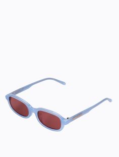 Petite unisex 90s style sunglasses in opaque periwinkle blue acetate with contrasting berry coloured CAT2 UV protected lens.Frame Width: 140mmFrame Height: 40mm Modern Light Blue Tinted Sunglasses, Retro Blue Sunglasses With Gradient Lenses, Retro Blue Wayfarer Sunglasses, Casual Blue Wayfarer Sunglasses, Casual Light Blue Tinted Sunglasses, Blue Retro Plastic Sunglasses, Retro Blue Plastic Sunglasses, Retro Blue Polarized Sunglasses, Blue Gradient Lens Plastic Sunglasses