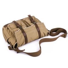 Canvas Messenger Bags #30622 - Gootium Cool Messenger Bags, Vintage Messenger Bag, Laptop Messenger Bags, College Work, Canvas Messenger Bag, Black Camo, Vintage Canvas, Leather Messenger, Green And Khaki