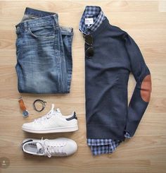 . Stitch Fix Men, Outfit Grid, Mens Fall, 가을 패션, Mens Casual Outfits, Donna Karan, Men Looks, Fashion Updates, White Sneakers