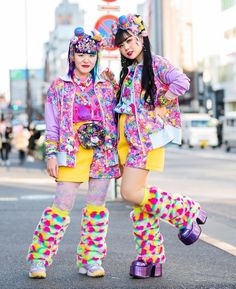 Decora Harajuku Fashion, Fruits Fashion Japan, Hadeko Fashion, Decora Fashion Aesthetic, Harakuju Fashion