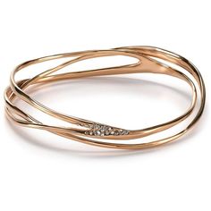 Alexis Bittar Miss Havisham Pave Wave Bangle ($145) ❤ liked on Polyvore featuring jewelry, bracelets, rose gold, bracelets & bangles, bracelet bangle, hinged bracelet, gold tone jewelry and alexis bittar Miss Havisham, Alexis Bittar Jewelry, Jewelry Advice, Bangles Jewelry Designs, Gold Bangles Design, Gold Bracelets, Gold Diamond Earrings, Alexis Bittar