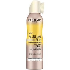 L'Oreal Sublime Sun Control Spray Mist SPF 50+ Sublime Sun, Spray Sunscreen, Spray Lotion, Best Sunscreens, Sunscreen Spf 50, Mist Spray, Triple Threat, Spf Sunscreen, L Oreal