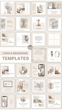 30 Professional INSTAGRAM templates post to boost engagement on your personal or business account Business Social Media Posts, Brand Instagram, Professional Instagram, Freelance Social Media, Templates Business, Business Social Media, Instagram Template Design, Instagram Canva, Branding Template