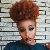 Best Hair Natural Auburn Black Women Ideas, #auburn #auburnhairstylesforblackwomen #Black #h...#auburn #auburnhairstylesforblackwomen #black #hair #ideas #natural #women Hair Rainbow, Hair Colorful, Hairstyles Art, Colors For Dark Skin, Dye Hair, Copper Hair Color, 4c Hair