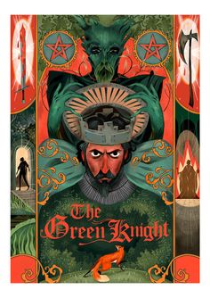 the green knight movie poster by person