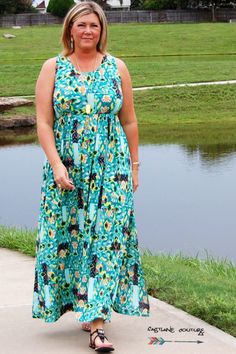 "Women's Racerback Tank Maxi Dress (3 skirt options, pockets and more!) XS-XXXL (0-26) all sizes included in color coded pattern pieces PDF sewing pattern for women *Pattern prints on US Letter size paper, A4 size paper and we even include an A0 copy shop size for you! The Racerback Tank Maxi Dress is our best style yet! With 3 skirt choices (short skirt, maxi skirt or circle skirt) and a lined or banded bodice, you can make exactly what you want in one fabric or two! There are sure to be tons o Maxi Dress Sewing Pattern, Maxi Dress Sewing, Sewing Pattern Women Dress, Maxi Dress Pattern Sewing, Sundress Pattern, Knit Summer Dress, Knit Dress Pattern, Women's Sewing Pattern, Plus Size Patterns