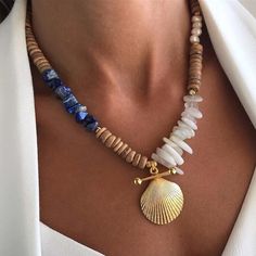 boho Ocean kolye Sonsuzluk Mineli Göz Kolye Sea Shell Conch pendants charms Necklace Sexy collier de perles Gift Accessories | Charlie Dolly Boho Ocean, Turquoise Men, Eagle Necklace, Collar Fashion, Sweet Earrings, Sunflower Necklace, Charms Necklace, Puka Shell, Celtic Knots