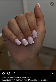 19th Birthday Nails, White On White French Manicure, Birthday Nails White, White On White French, White French Manicure, Drippy Nails, Hair Expo, Concert Nails, Solar Nails