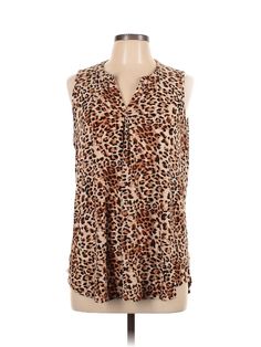 Neineiwu Sleeveless Top Size: Medium Tan Tops - used. 5% Spandex, 95% Rayon, Plunge, | Neineiwu Sleeveless Top Tan Plunge Tops - Used - Size Medium Affordable Chic Forever 21 Tops, Plunge Top, Handbags For Women, Sleeveless Top, Women Handbags, Womens Tops, Size Medium, Spandex, For Women