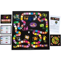 a board game with numbers and symbols on it