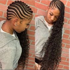 Lemonade Braids, Braiding Styles, Feed In Braids Hairstyles, African Hair Braiding Styles, Easy Hairstyles For Medium Hair, Cute Braided Hairstyles, Feed In Braid, Braids With Curls