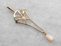 Antique Freshwater Pearl Lavalier Pendant