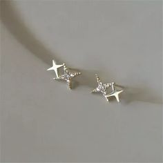 0.50 Ct Real Moissanite Star Stud Earrings For Women's 14K Yellow Gold Plated | eBay Elegant Silver Star-shaped Diamond Earrings, Elegant Star-shaped Diamond White Earrings, Elegant Star-shaped Cubic Zirconia Diamond Earrings, Silver Star-shaped Diamond Earrings As Gift, Silver Star-shaped Diamond Earrings For Gift, Star-shaped Sparkling Earrings For Anniversary, Diamond White Star Earrings For Anniversary, Sparkling Star-shaped Earrings For Anniversary, Formal Star-shaped Fine Jewelry Earrings