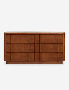 the sideboard is made out of wood and has several compartments for storing items, including drawers