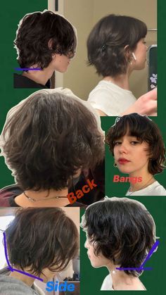 Boys Haircuts Long Hair, Loose Curly Hair, Middle Hair, Boy Haircuts Long, Short Hair Tomboy, Dyed Hair Inspiration, Hair Inspiration Short, Hairstyles For Layered Hair, Quince Hairstyles