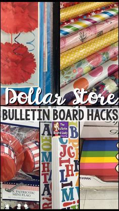 the dollar store bulletin board hacks