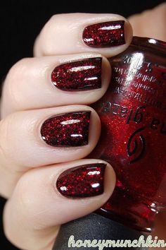 Red Nail Art Designs, Nails Yellow, Fall Nail Art Designs, Nails Polish