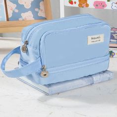 49425963057434 Back To School Travel Pencil Case, Multifunctional Pencil Case For Travel And Back To School, Blue Multifunctional School Bag, Multifunctional Blue School Bag, Multifunctional Portable Stationery For Travel, Portable Multifunctional Stationery For Travel, Multifunctional Portable Travel Stationery, Portable Multifunctional Travel Stationery, Trendy Large Capacity Pencil Case For School