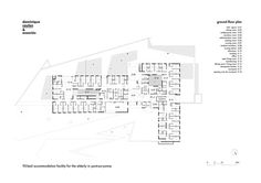 the floor plan for an office building with multiple floors and lots of space to work on