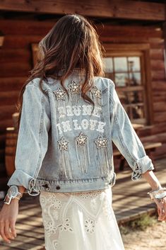 Jean Jacket Diy, Rue De Seine Bridal, Drunk In Love, Bohemian Bridal