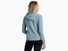 The LOLA™ Full Zip Women's Hoody is ideal for cool summer days and nights. So versatile, this soft and breathable layer delivers the ideal amount of warmth without causing overheating. Casual Fleece Activewear For Light Sports, Casual Stretch Hoodie Sweat Resistant, Casual Winter Hoodie With Go-dry Technology, Casual Moisture-wicking Hoodie For Outdoor Activities, Casual Sweat-resistant Hoodie For Outdoor Activities, Casual Sweat-resistant Hoodie For Outdoor, Casual Stretch Hoodie For Outdoor Activities, Comfortable Sports Top With Drawstring Hood, Comfortable Sports Tops With Drawstring Hood