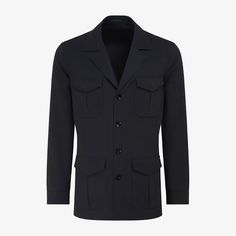 Reminiscent of a classic safari-style, this navy Gibson fit field jacket is unlined and tailored to a regular fit with a waist-cinching drawstring for a more tapered fit. Navy Raincoat, Fitted Coat, Belted Trench Coat, Safari Style, The Navy, Water Repellent Fabric, Field Jacket, Style Expert, Cinched Waist