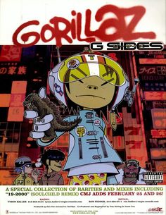 the poster for gorillaz 2