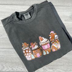 Christmas Coffee Crewneck Sweatshirt - Made With Graces Coffee Crewneck, Christmas Truck, Comfy Sweatshirt, Christmas Candy Cane, Christmas Coffee