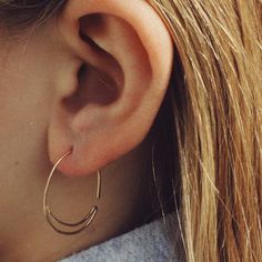 Sun and moon Crescent hoops 1 inch hoop gold hoop earrings | Etsy Crescent Hoop Earrings With Ear Wire, Hypoallergenic Crescent Earrings For Everyday, Everyday Hypoallergenic Crescent Earrings, Everyday Crescent Earrings With Ear Wire, Minimalist Crescent Hoop Earrings With Ear Wire, Everyday Crescent Hoop Earrings With Ear Wire, Sun And Moon Earrings, Gold Ear Climbers, Snake Ears