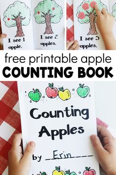 this free printable apple counting book is perfect for toddlers to practice counting