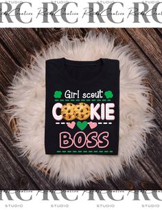 Cute Shirt Ideas, Boss Girl, Girl Scout Cookies, Girl Scout, Cute Shirt, Girl Scouts, Cute Shirts, Favorite Things Gift, Shirt Ideas