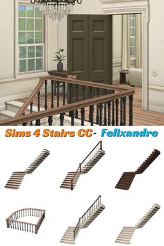 Discover these fantastic Sims 4 stairs CC at number 49 on my Sims 4 build CC list! All the items are Maxis Match and include functional Sims 4 railings CC, Sims 4 fences CC, open and closed Sims 4 doors CC, Sims 4 arches CC, Sims 4 lights CC, and more. Additionally, this list features ceilings, floors, and other build CC for your game. It also showcases incredible Sims 4 builds that you can easily save and use. I’m completely impressed by how unique this list is and how perfectly it provides build ideas. I've pinned it to my Sims 4 build CC board, making it my top resource. Picture Sims 4 Cc, Sims4 Fence Cc, Sims 4 How To Build, Sims 4 Deco Building, Sims 4 Stair Railing Cc, Sims 4 Staircase Cc, Sims4 Cc Stairs, Sims 4 Spiral Staircase Cc, Sims 4 Cc Architecture