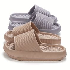 Material:EVAPatterned:Solid colorType:Slip-onAll-season:SummerPrinting Type:No PrintingItem ID:PH59219 Sandal Hotel, Summer Bathroom, Minimalist Pillows, Bathroom Slippers, Open Toe Slippers, Home Slippers, Outdoor Sandals, Slides Women, Beach Slippers