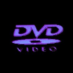 the logo for video games is shown in purple on a black background with white letters