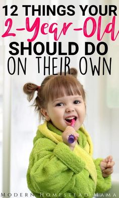 12 Things Your 2-Year-Old Should Do on Their Own Modern Homestead, Toddler Development