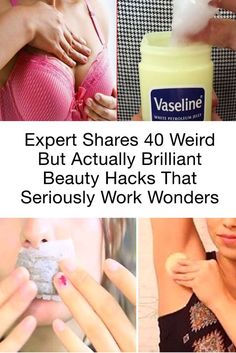 These weird but genius beauty hacks actually work like a charm and will make looking your best so much easier! Check them out! #beauty #skincare #haircare #makeup #lifehacks #diy Beauty Hacks That Actually Work, Daily Beauty Routine, Natural Beauty Tips, Detox Smoothie, Beauty Treatments, Vaseline, Beauty Secrets, Beauty Photography