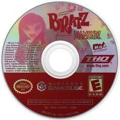 the dvd cover for bratz diamond, featuring an image of a woman's face