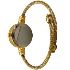 This Petite Twisted Bangle Bracelet Watch from Olivia Pratt is super trendy, featuring a durable materials band and face, this watch is the perfect addition to your accessory collection. Olivia Pratt is always looking after new designs to improve your style! Using the best quality materials available in all of our products to ensure long durability in your every day wear. Please be aware, color vibrancy of the product might change from device to device. If you have questions we're here to help! Trendy Round Metal Watch, Trendy Metal Round Watches, Gold Stainless Steel Watch With Bracelet Strap, Trendy Gold Watches With Metal Dial, Gold Watches With Adjustable Bracelet Strap, Trendy Gold Stainless Steel Watches, Trendy Gold Adjustable Watches, Trendy Gold Adjustable Watch, Trendy Gold Watches With Bracelet Strap